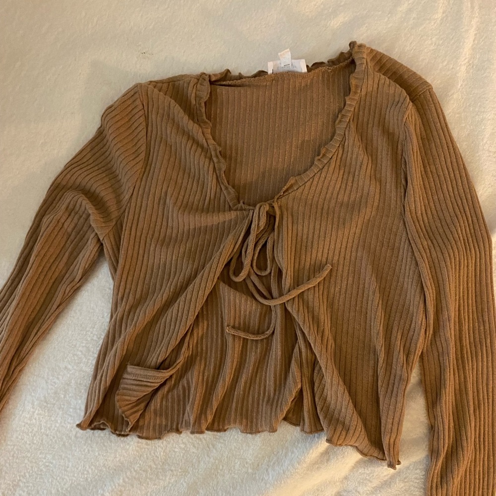 tie front top